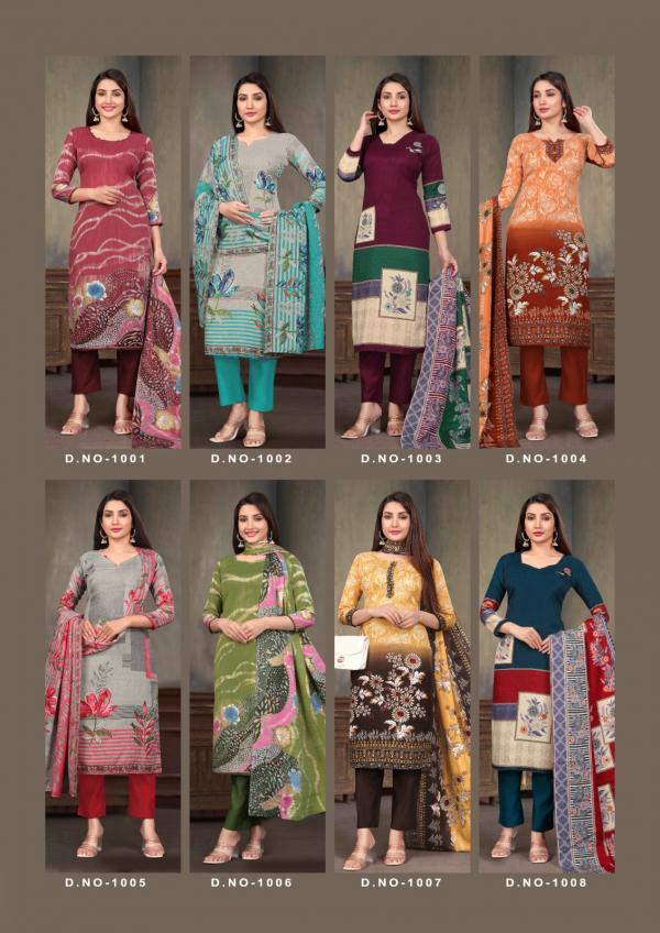 SAT Pashmina Shwal Suit Vol-13 – Dress Material